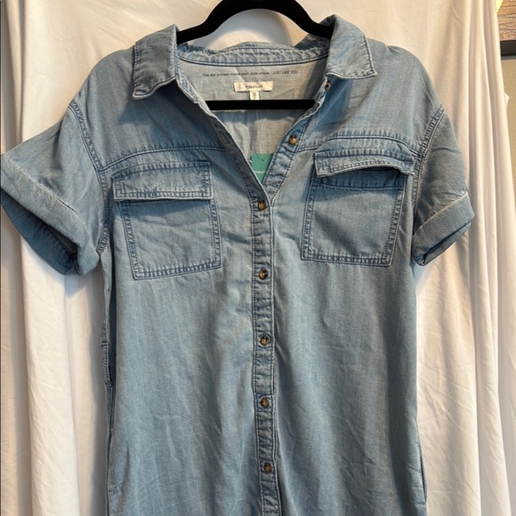 Maurices Denim Button-Down Shirt Dress - NWT - Picture 3 of 11